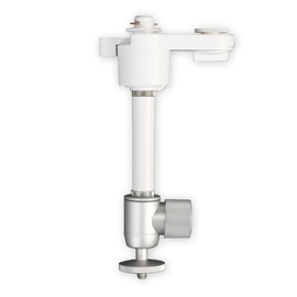 Duct Rail, Projector Hanging Bracket for Lighting Rail, Double Lock, White, Load Capacity 2.2 lbs (1 kg), 1/4 Inch Screw, Home, Office, Store, 360° Angle Adjustment, 2 Levels of Height Adjustment