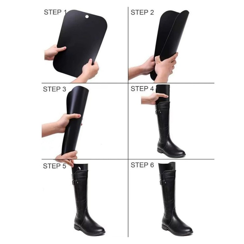 KOMUNJ Pack of 6 Boot Stretchers Women's PP Plastic Boot