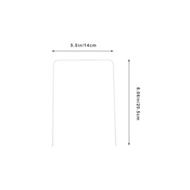 WHAMVOX 9pcs Heavy Duty Croquet Wickets Replacement Square Wickets for Outdoor Lawn Games Easy Assembly Croquet Gate Accessories for Backyard Fun