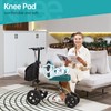 ELENKER All-Terrain Knee Scooter, Foldable Knee Walker, Better Alternative to