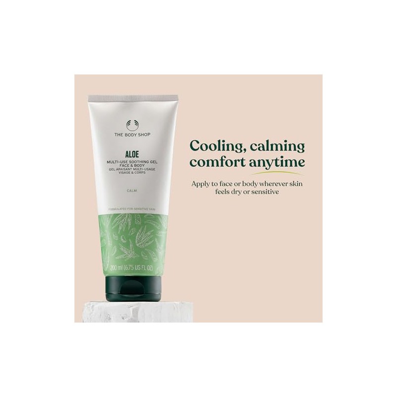 The Body Shop Aloe Multi-Use Soothing Gel, 6.76 Fl Oz