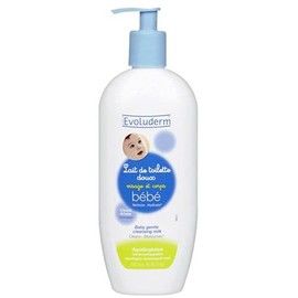 Lait de toilette doux evoluderm / bouteille de 500 mL
