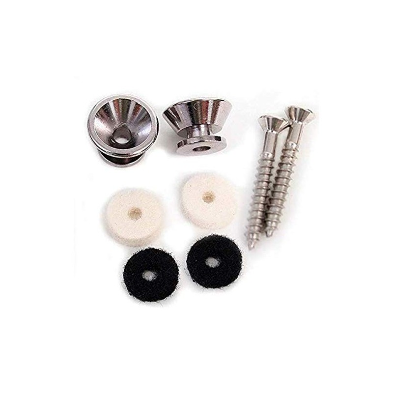 Fender Non-Slip Strap Buttons, Nickel