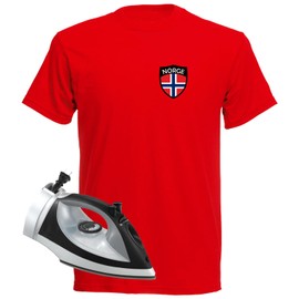 Norway Iron-On Crest Transfer Iron-On Iron-On 6 Pieces Garments T-Shirt Iron-On Motif - 6B