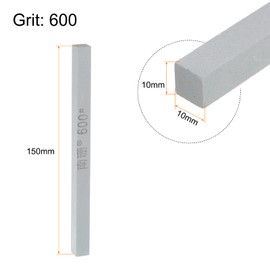 HARFINGTON 2pcs Sharpening Stones 600 Grit 150mm Green Silicon Carbide Knife Polishing Whetstone