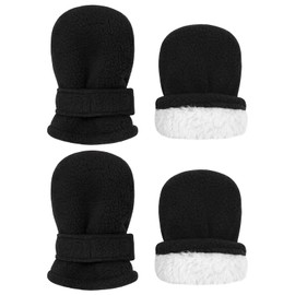 Baby Gloves 6-12 Months Baby Winter Gloves Baby Winter Mittens for Baby Boy Toddler Mittens Boy Baby Boy Mittens Black