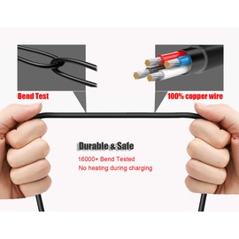 2Pack Charging Cable Compatible with Garmin Lily/Lily2/Approach S20/G10 Forerunner 235/35/64/230/630/645/645 Music/735XT/Vivomove HR Watch（120cm+120cm）