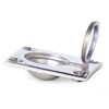 Gasea 2 Packs Flush Ring Pull Handle Hatch Locker Cabinet