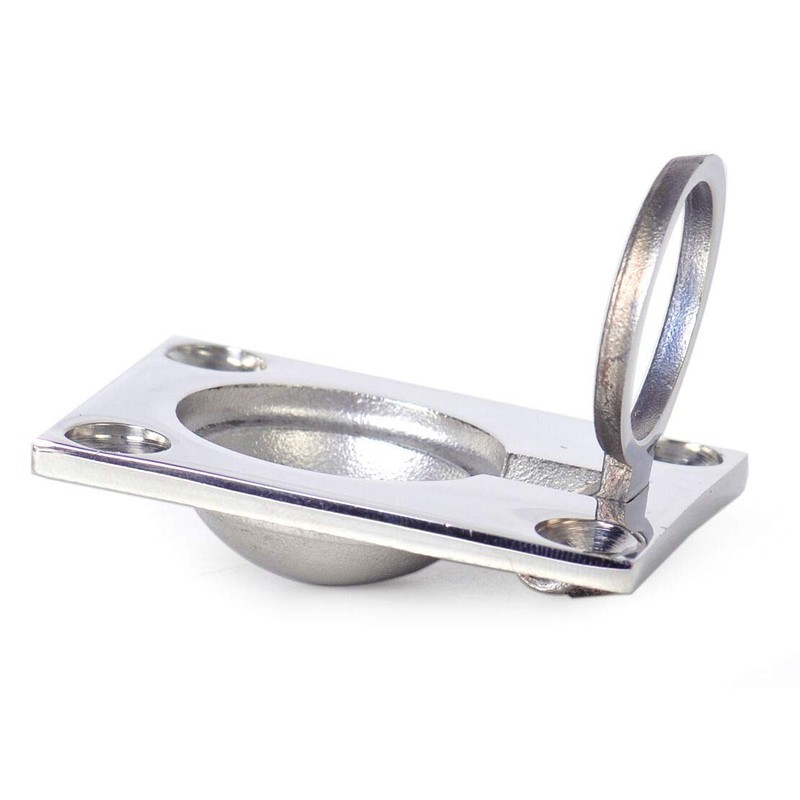 Gasea 2 Packs Flush Ring Pull Handle Hatch Locker Cabinet
