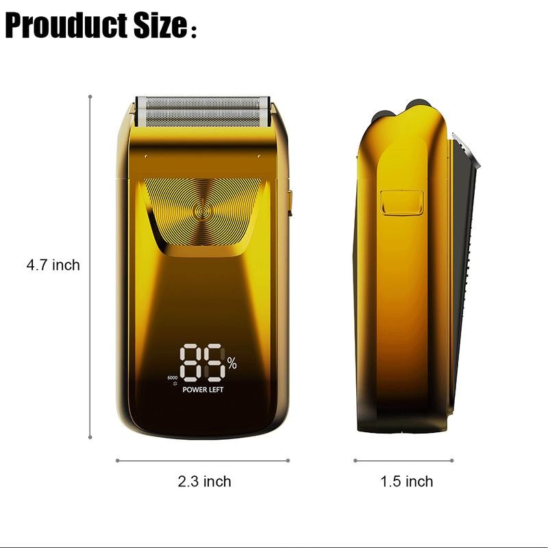Wet/Dry Men's Beard Shaver USB Electric Shaver Razor Strong Reciprocating