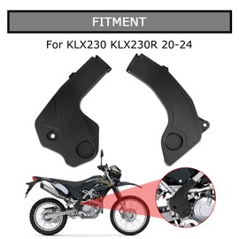 PSLER Frame Cover for KLX230 R 2020-2024 - Fairing Side Panel Protection Frame Sliders Cover for KLX230R S SM ABS S ABS 2020-2024