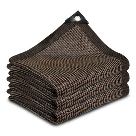 WODHMIEY Sun Shade Cloth, Sun Block Cover for Outdoor, Canopy Shade Sail with Windproof Ropes, Ideal for Garden Patio Backyard Deck Greenhouse, Made from high Density