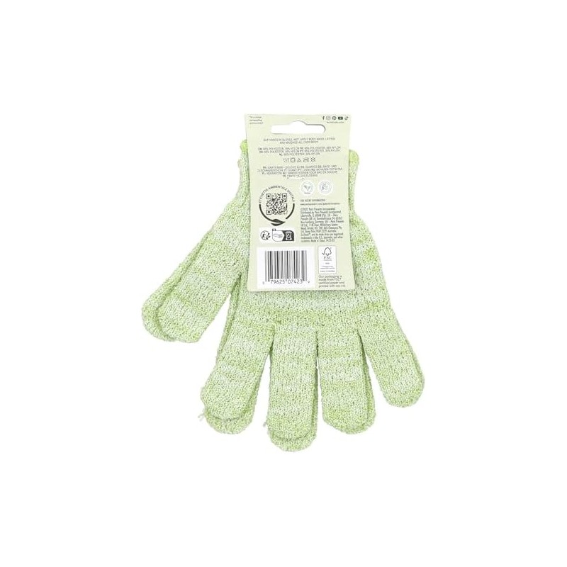 Guantes exfoliantes EcoTools 7423 – Limpieza profunda y piel radiante