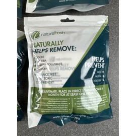 naturefresh Lot of (4) NatureFresh Air Purifier Bags Activated Bamboo Charcoal Air Purifier