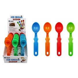 Diamond Visions 01-1729 Plastic Ice Cream Scoop MultiPack in Assorted Colors (3 Scoops)