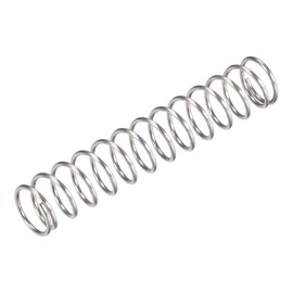 TA-VIGOR 5Pcs Compressed Spring, 18mm OD,1.6mm Wire Size, 100mm Free Length Dual Extended Durable Dual Hook Tension Spring for Furniture Screen Doors Repair Projects