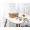 GMMH Bamboo Cosmetic Tissue Box Tissue Dispenser for Tissues or