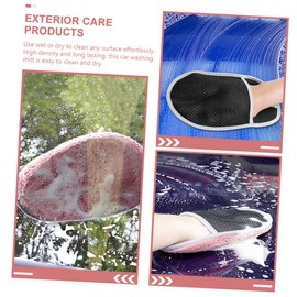 LIFKOME Reusable Car Wash Mitts Machine Washable Compact Design for Easy Car Cleaning Random Color