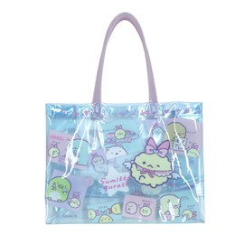 Sumikko Gurashi Tote Bag, Beach Bag, Pool Bag, Swim Bag, Plastic Bag, PVC Character, Girls, A Blue, Free size