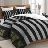 WeCozy Twin Size Comforter Set with Pillowcase, Black Military Camouflage