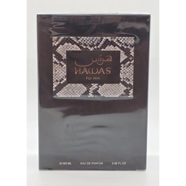 Rasasi Hawas 3.3/3.4 oz Eau De Parfum 100 ml Spray