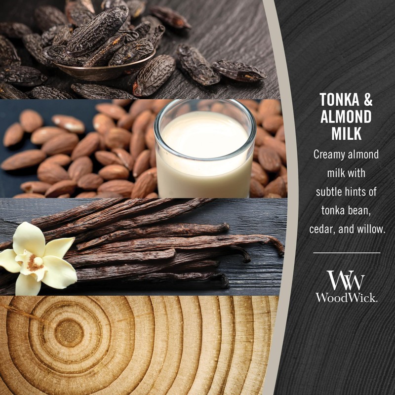 WoodWick Tonka & Almond Milk Gifts for Women and Men,