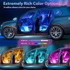 LED Interior Lighting Car, 4 Pieces 48 LEDs LED Atmosphere