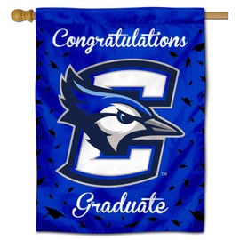 College Flags and Banners Co. Creighton Bluejays Graduation Gift Banner Flag