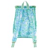 Lilly Pulitzer Insulted Backpack Cooler Large Capacity, Green Portable Soft