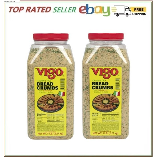 Vigo 2 Pack Of Vigo Italian Bread Crumbs (5 lbs.)