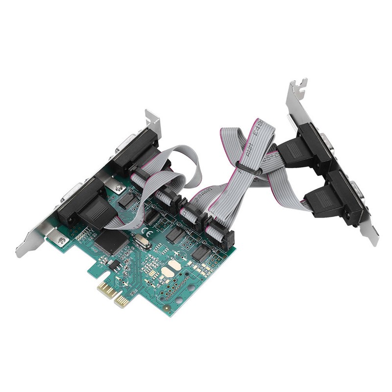 PCI-E to RS232 4 port Serial Port Converter PCI Express