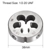 sourcing map 1/2-20 UNF Round Die, Machine Thread Right Hand