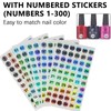 Upgraded Nail Polish Display Book 300 Colors, Professional Nail Color