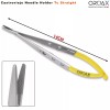 OROAX Dental Surgical Castroviejo Needle Holder Micro Suture TC Tip