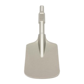 40Cr Clay Shovel, 17.3" x 5.3" Scoop Shovel Chisel Bit, 65A Shank Chisel Bit Steel Digging Shovel, with Storage Box, for Demolition Hammer Jack Hammers Gardening Landscaping Trenching Concrete