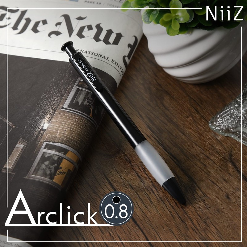 NiiZ - Arclick 0.8 - Retractable Ballpoint Pen 0.8mm -