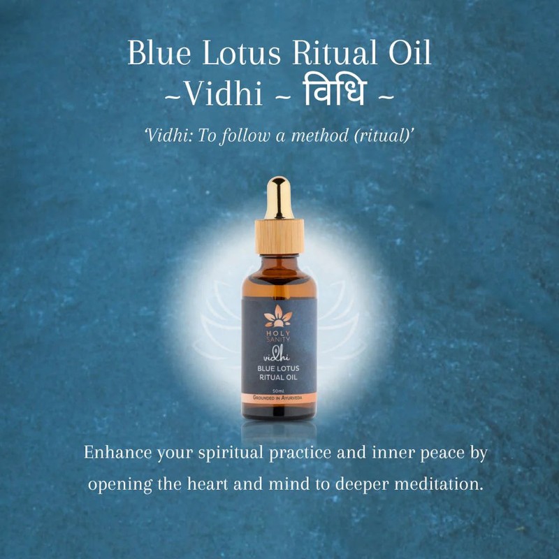HOLY SANITY Vidhi Blue Lotus Ritual Oil 15ml