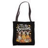 Tis The Season Sphynx Cat Fall Autumn Pumpkin Tote Bag