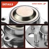 A-Premium 2 x Rear Wheel Bearing and Hub Assembly with