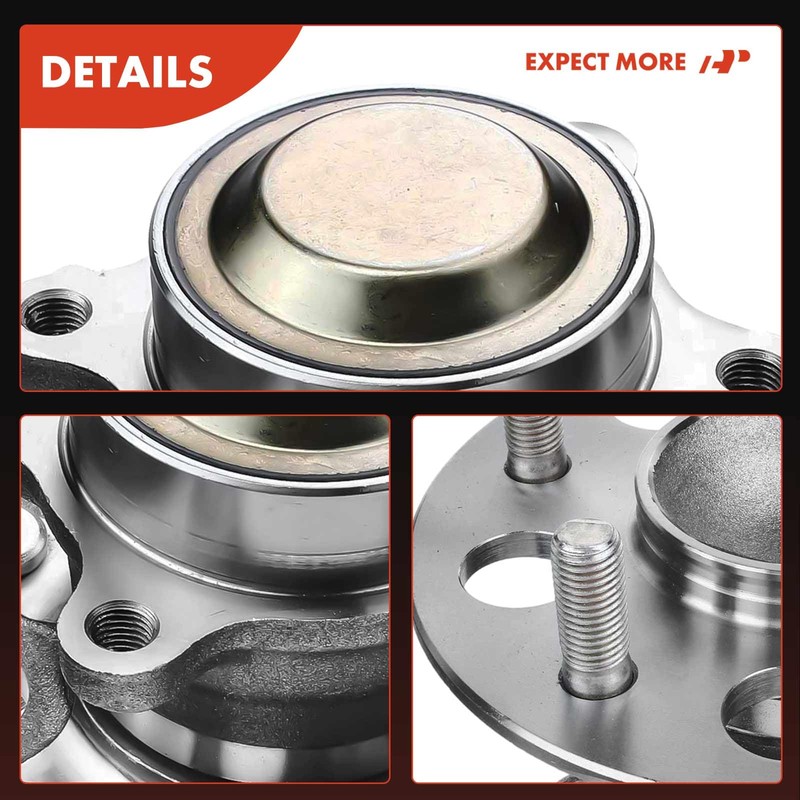 A-Premium 2 x Rear Wheel Bearing and Hub Assembly with