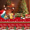 2Pcs Christmas Party Table Cover Table Cloth,137 * 274cm Christmas