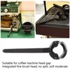 Grouphead Cleaning Brush Detachable Plastic Handle Nylon Bristle Round Coffee