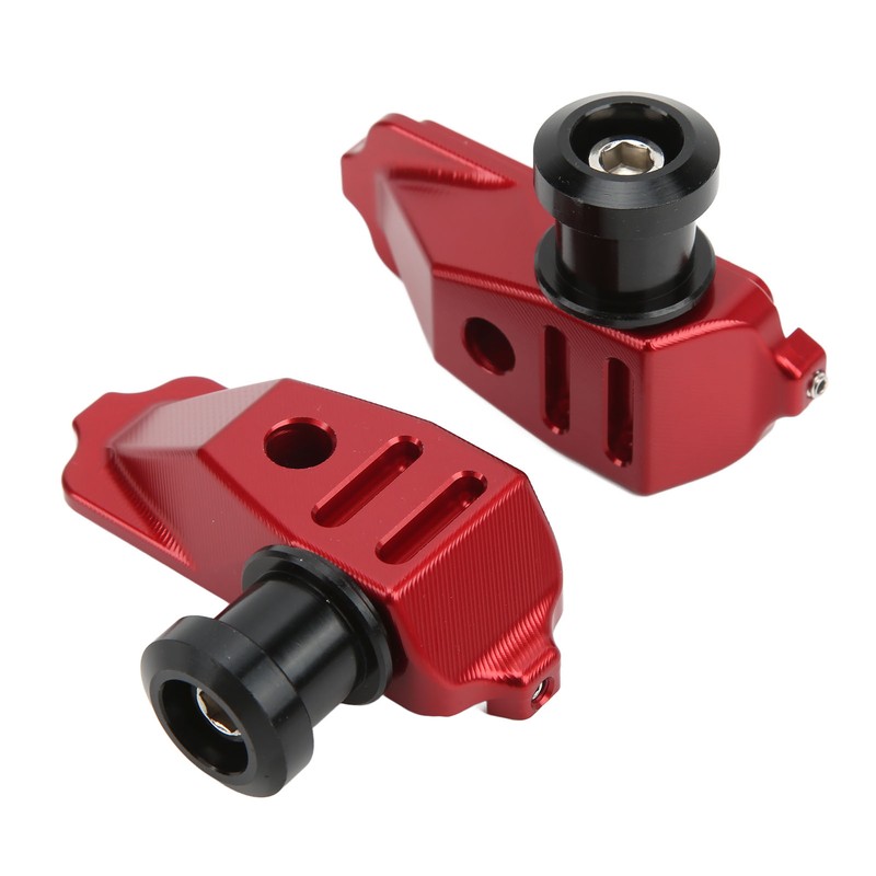 Motorcycle Rear Axle Blocks Chain Adjuster Aluminium Alloy Replacement for