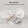Cute Stylish Donut Shaped Retainer Case, Small Aligner Case for