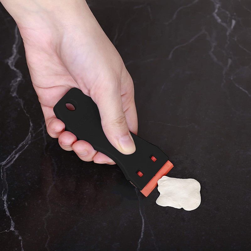 CANOPUS Plastic Scraper Tool Non Scratch with 10 Plastic Razor