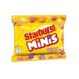 Ellies Jellies Starburst Minis Original Fruit Chews Bags 45g x24