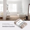 herzbach home Badvorleger 100% Baumwolle | Duschvorleger | 1.000 g/m²