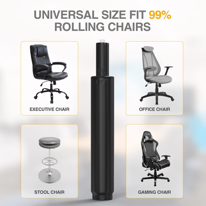 Office Chair Cylinder Replacement,Heavy-Duty Gas Lift Cylinder Fits Most Chairs,Highest