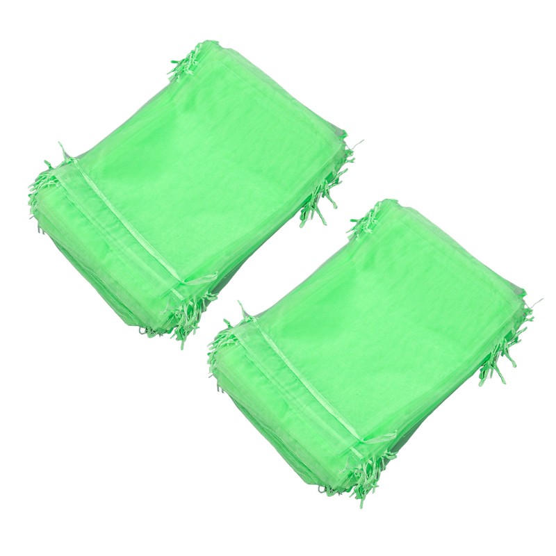 100PCS Fruit Protection Netting Bag Reusable Garden Mesh Barrier Bag