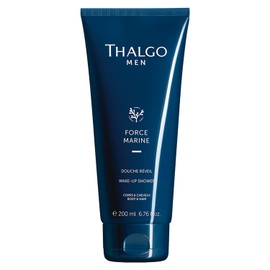 THALGO Men, Wake-up Shower Gel, Men's Body Wash, Male Body Wash, Liquid Soap and Shampoo for Men, Moisturizing Shower Gel, 6.76 Fl Oz